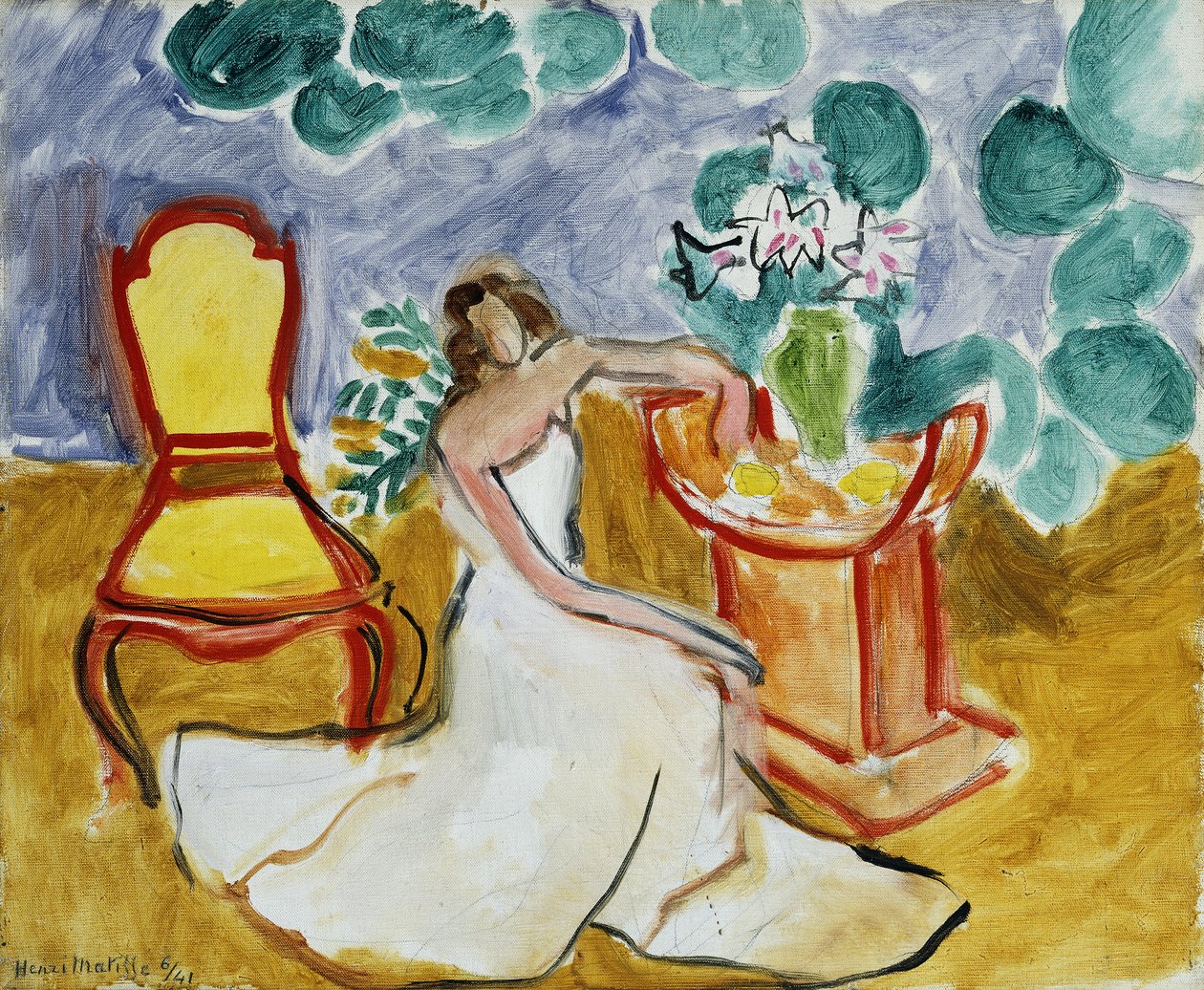 Flickan med den vita klänningen av Henri Matisse