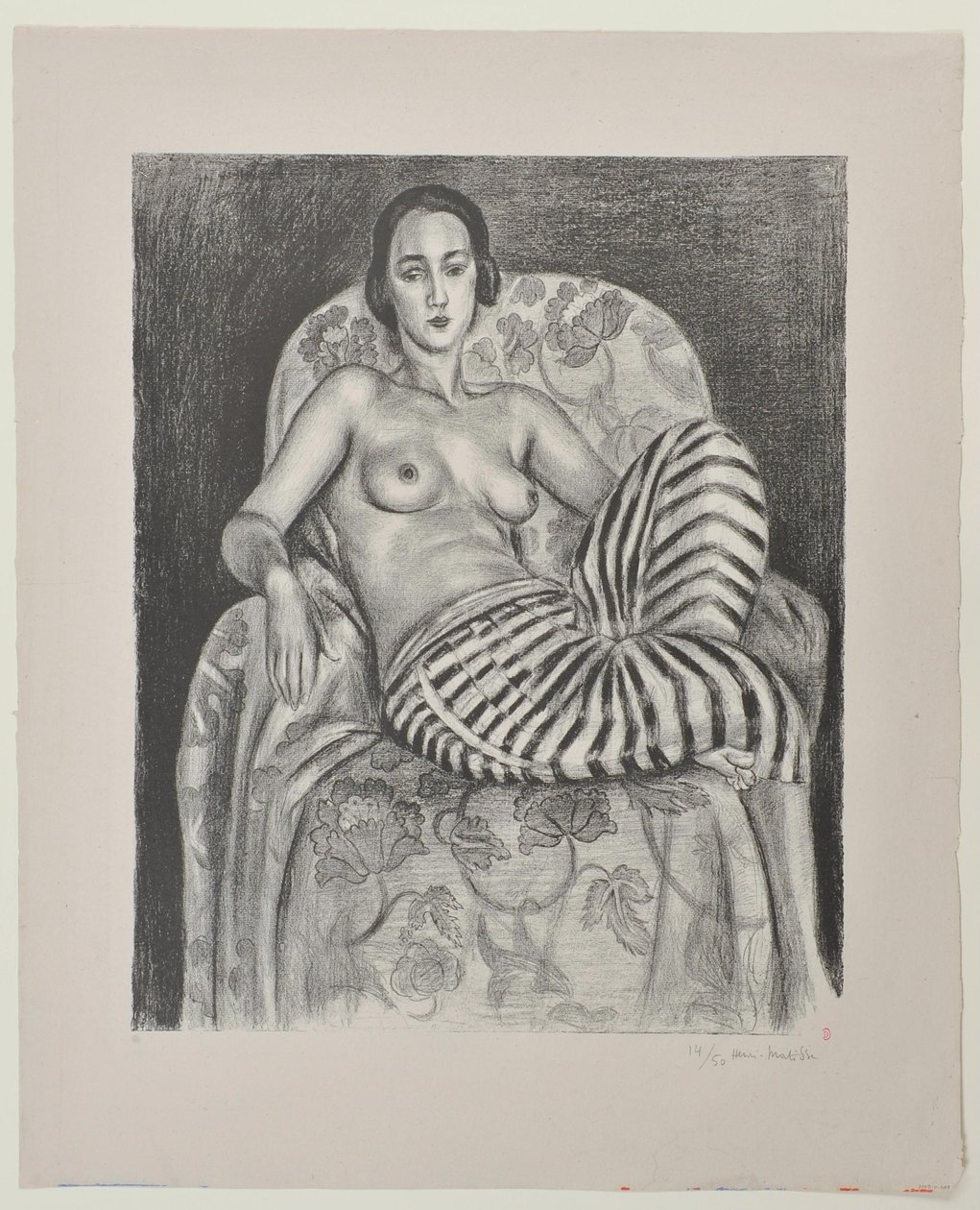 Stor odalisk i bayadèrebyxor av Henri Matisse