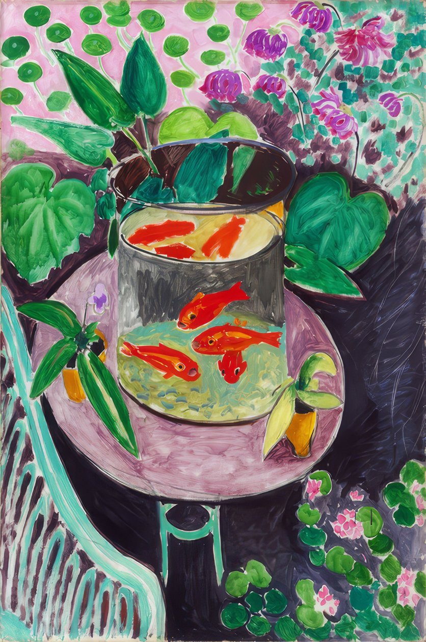 Henri Matisse, "Guldfisk" / olja på duk, 1912 av Henri Matisse