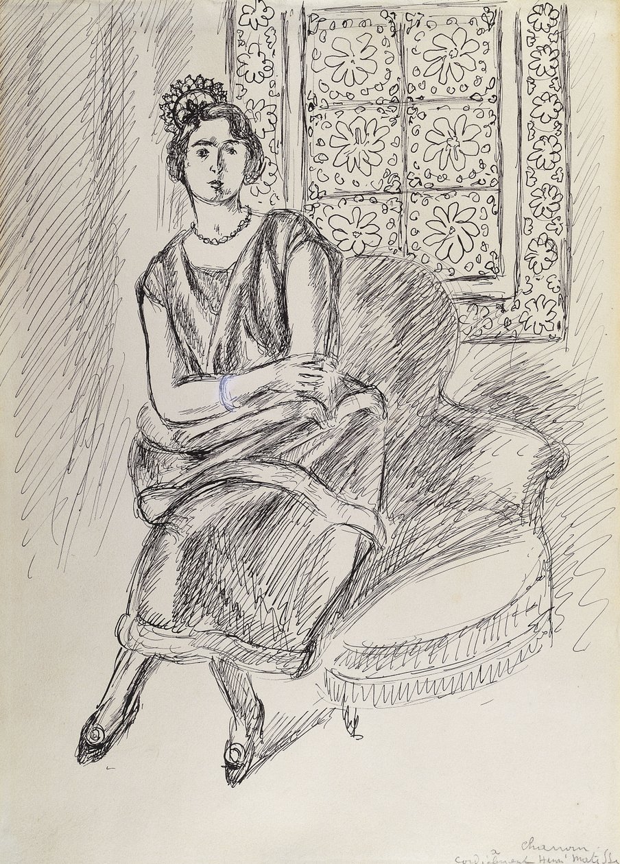 Henriette och Moucharabieh Fönster av Henri Matisse