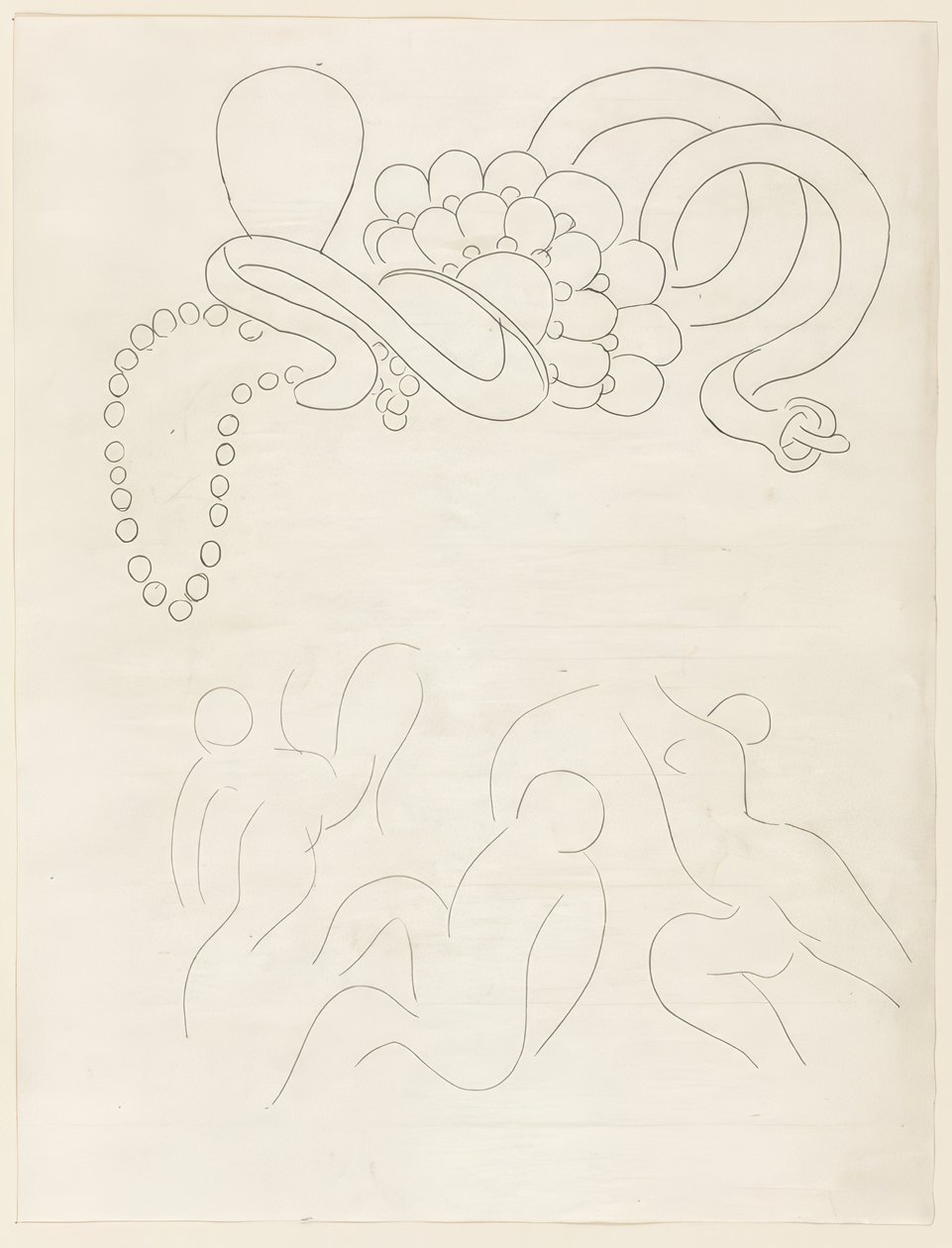 Hérodiade, scen ll, plansch elva från Poesies av Mallarmé av Henri Matisse