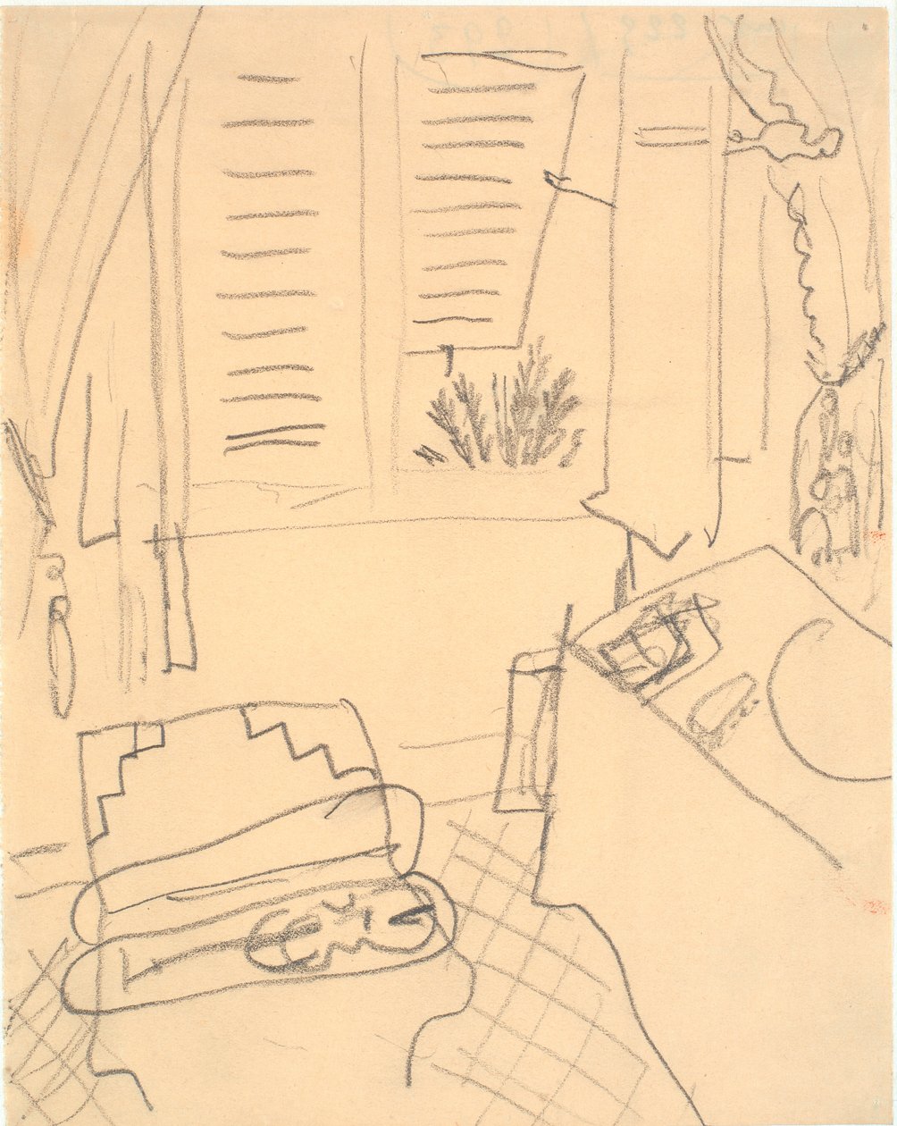 Interiör med en violin av Henri Matisse