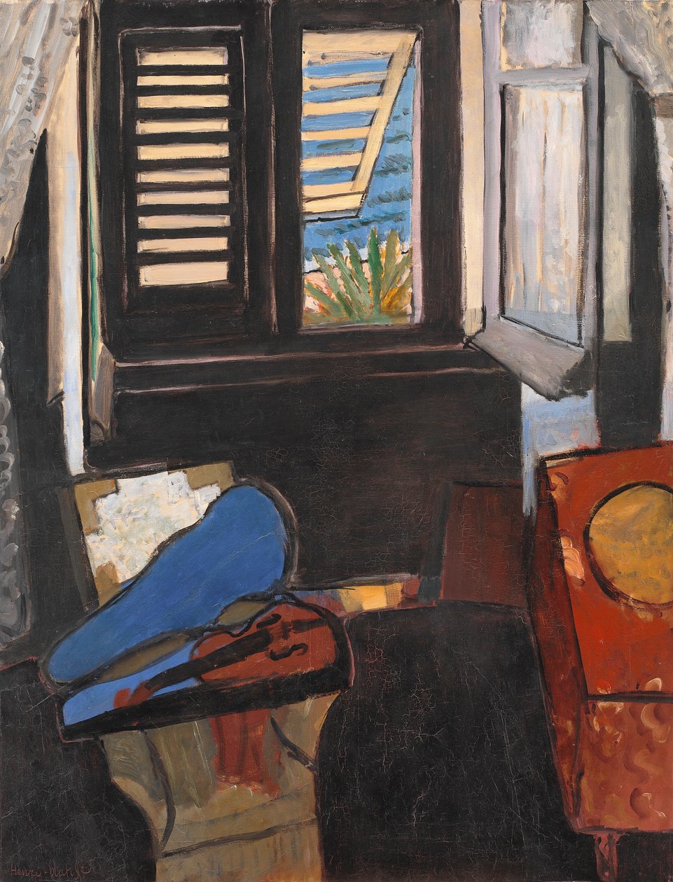 Interiör med en violin av Henri Matisse