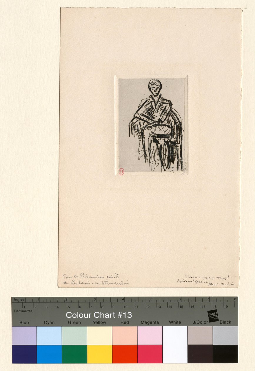 Josette Gris, figur i en fåtölj av Henri Matisse