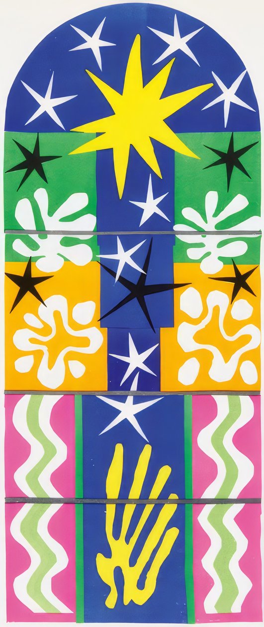 Sammanställning av åtta färglitografier av Henri Matisse
