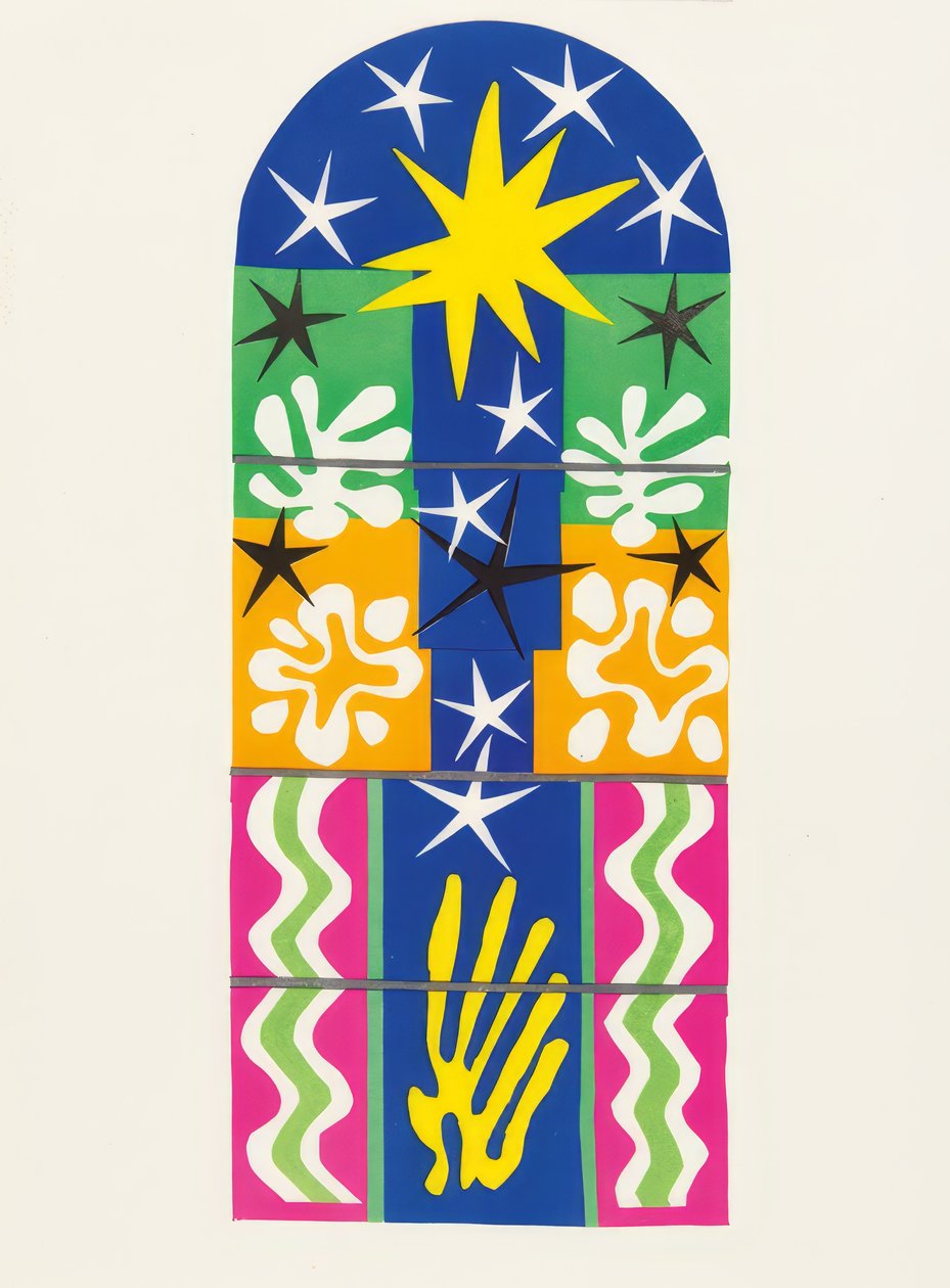 Sammanställning av åtta färglitografier av Henri Matisse