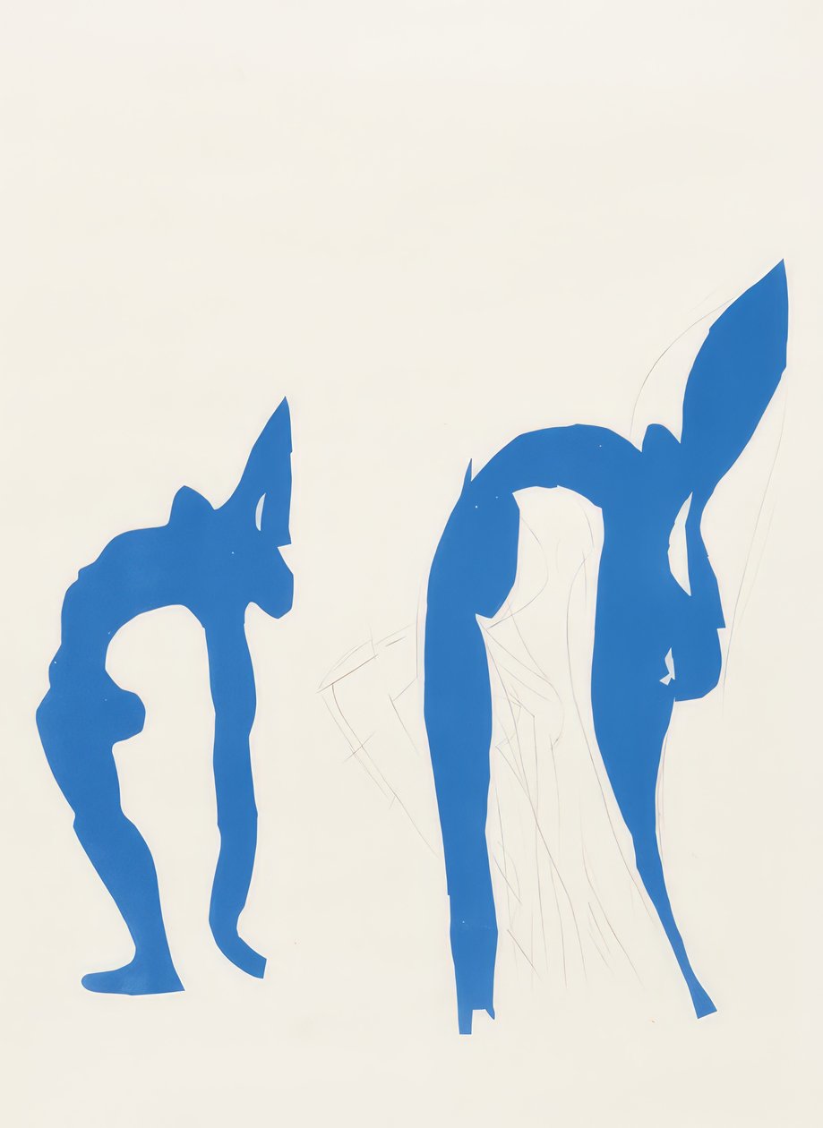 Sammanställning av åtta färglitografier av Henri Matisse