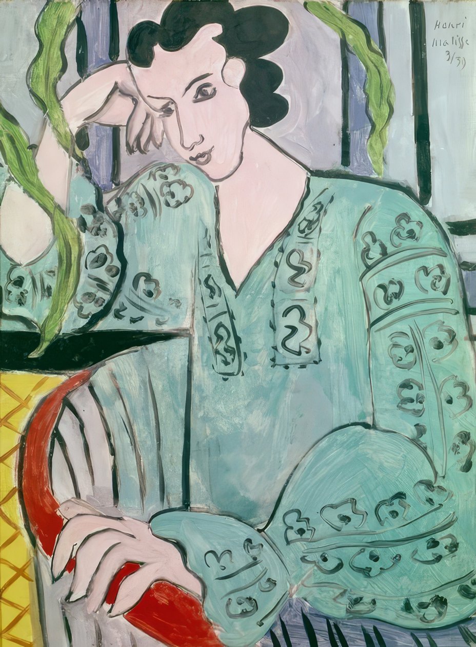 Ungraren i den gröna blusen av Henri Matisse