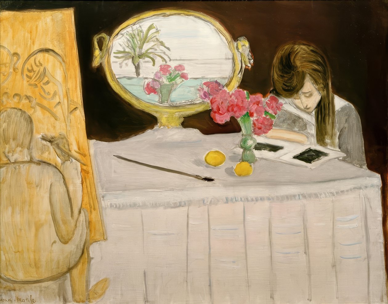 Målningssessionen av Henri Matisse