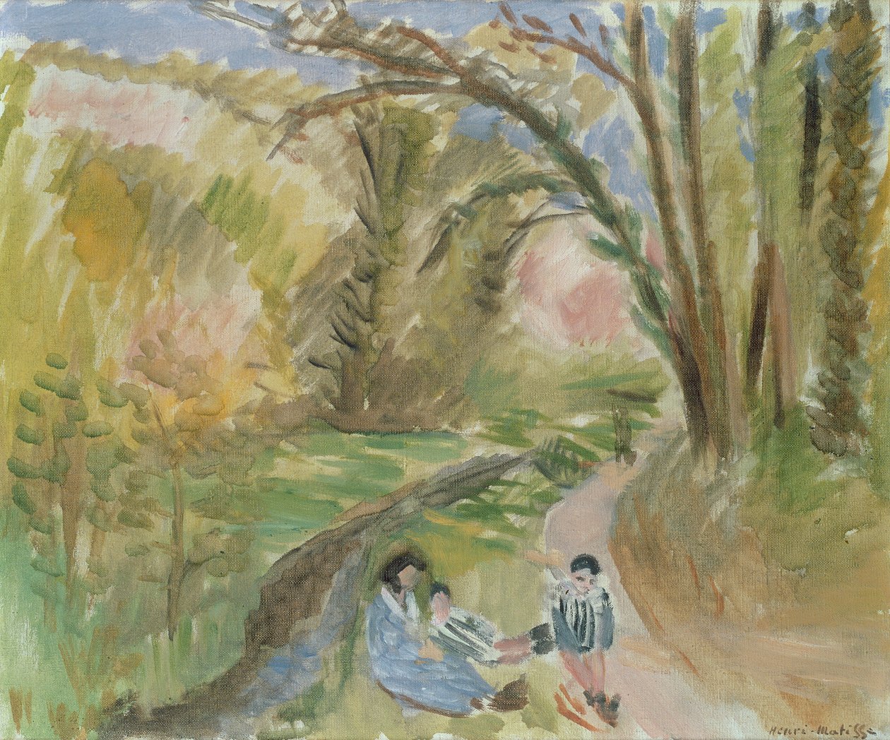 Landskap, södra Frankrike (målning) av Henri Matisse