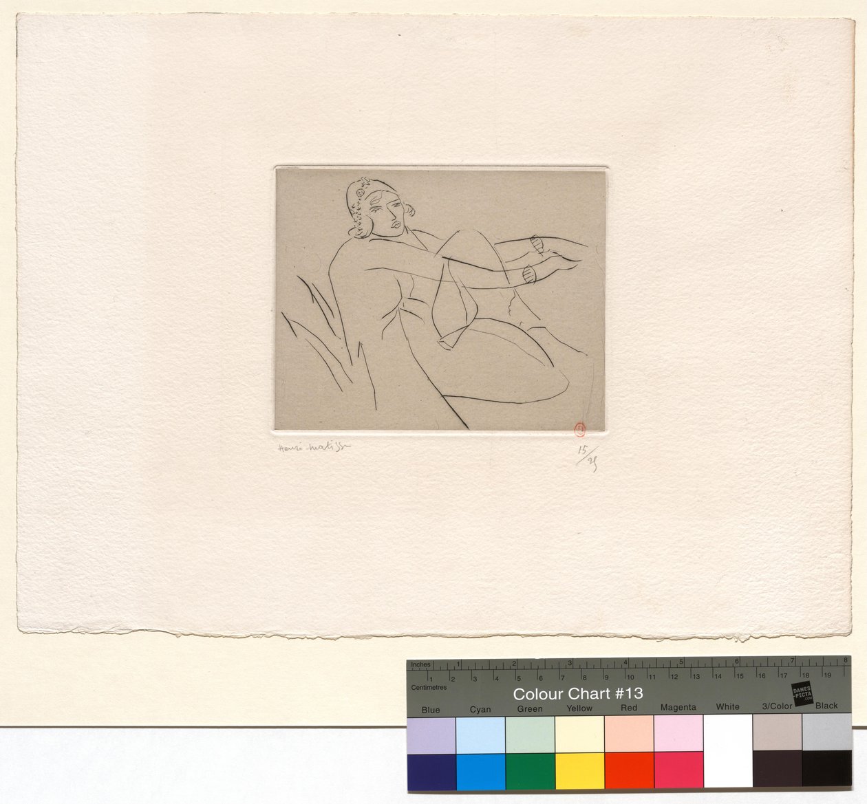 Den blommiga hättan av Henri Matisse