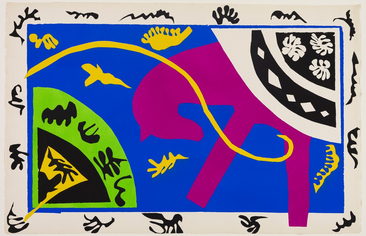 Hästen, ryttaren och clownen av Henri Matisse
