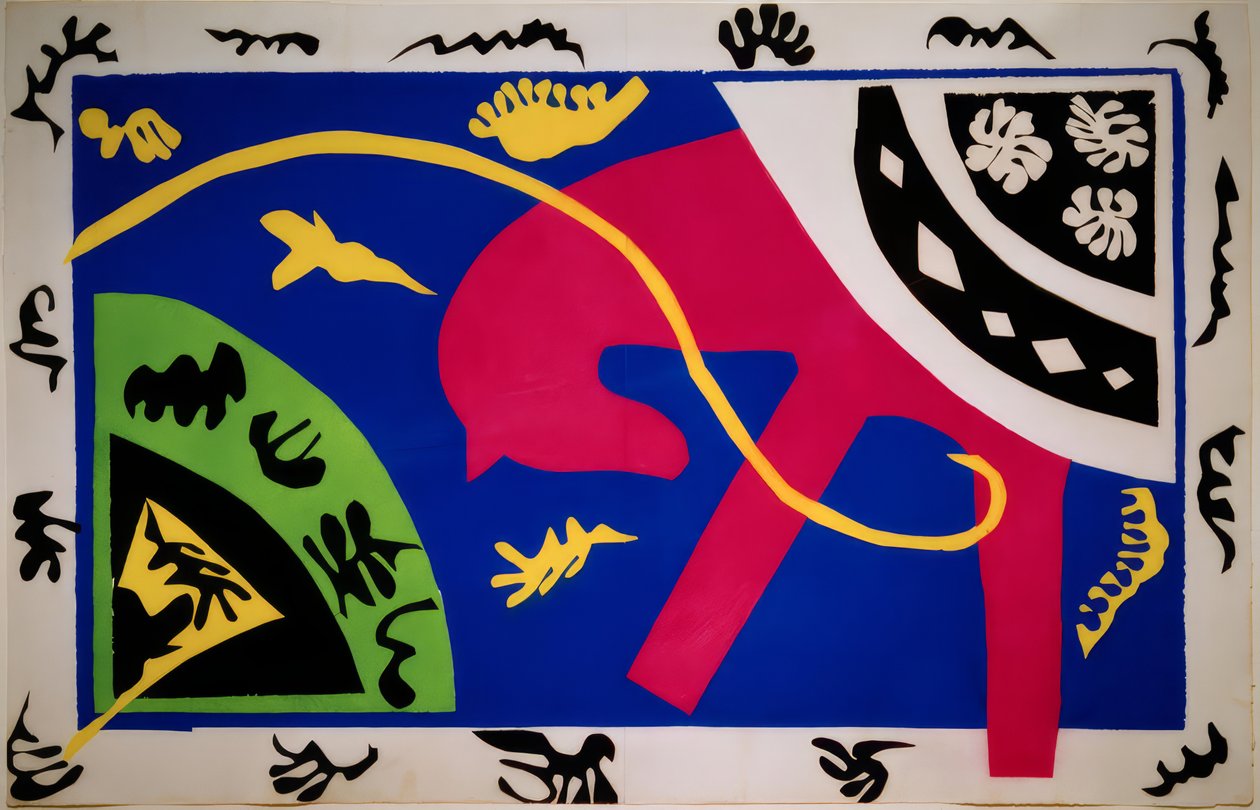 Hästen, ryttaren och clownen av Henri Matisse