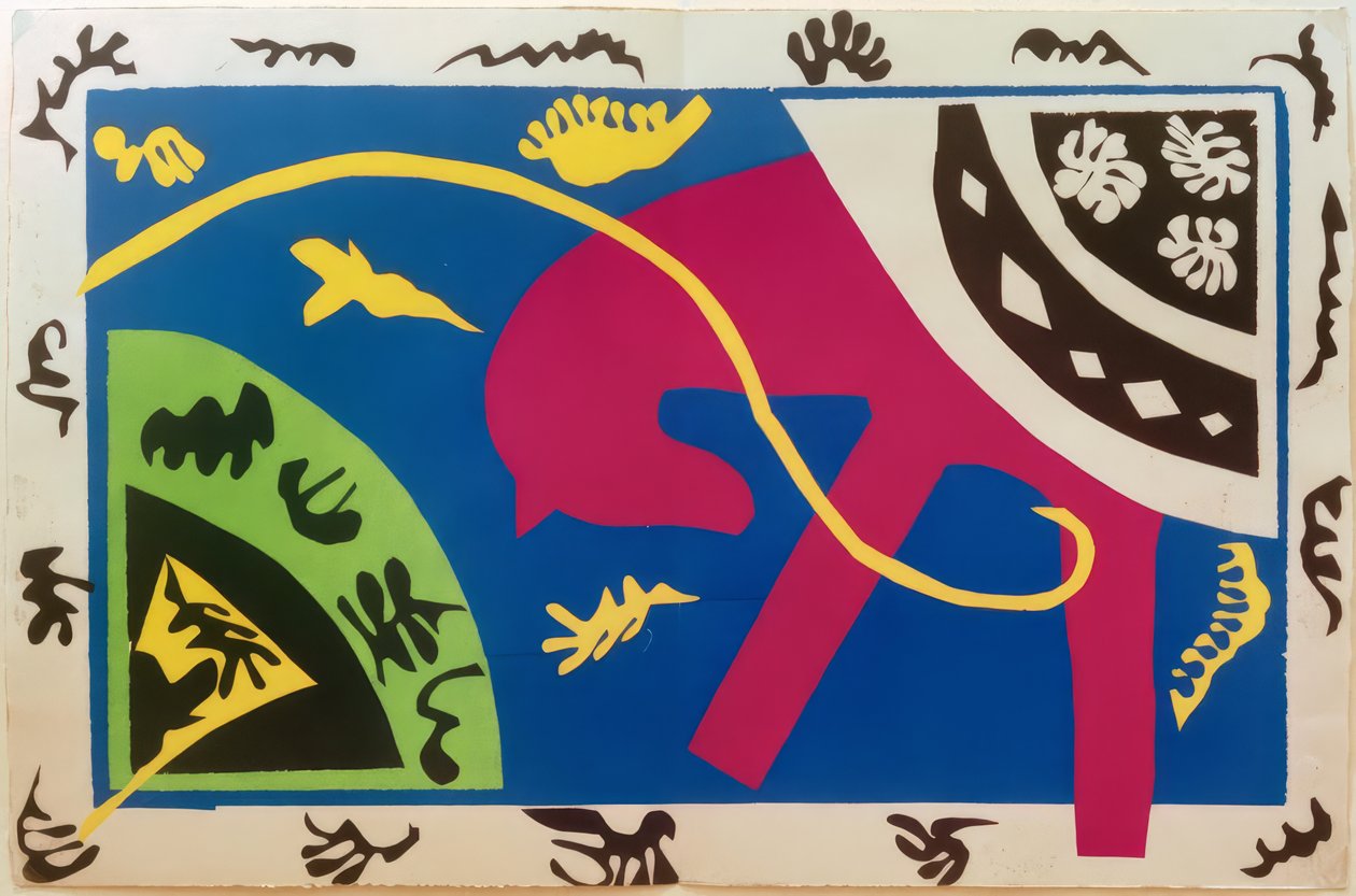Hästen, ryttaren och clownen av Henri Matisse
