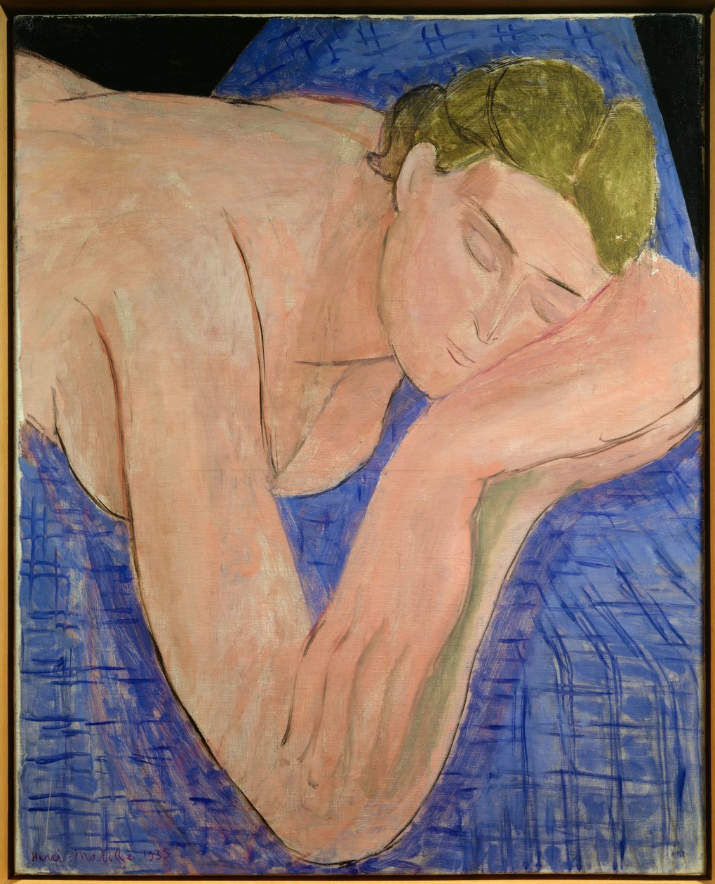 Le reve 1935 (olja på duk) av Henri Matisse