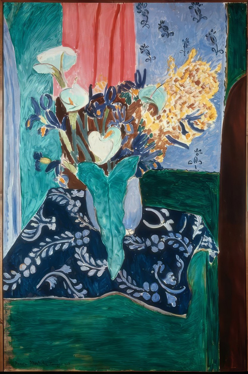 The Arums av Henri Matisse