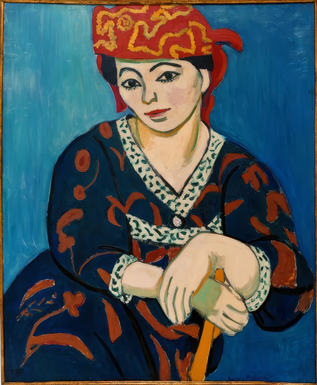 Madame Matisse: Madras rouge av Henri Matisse