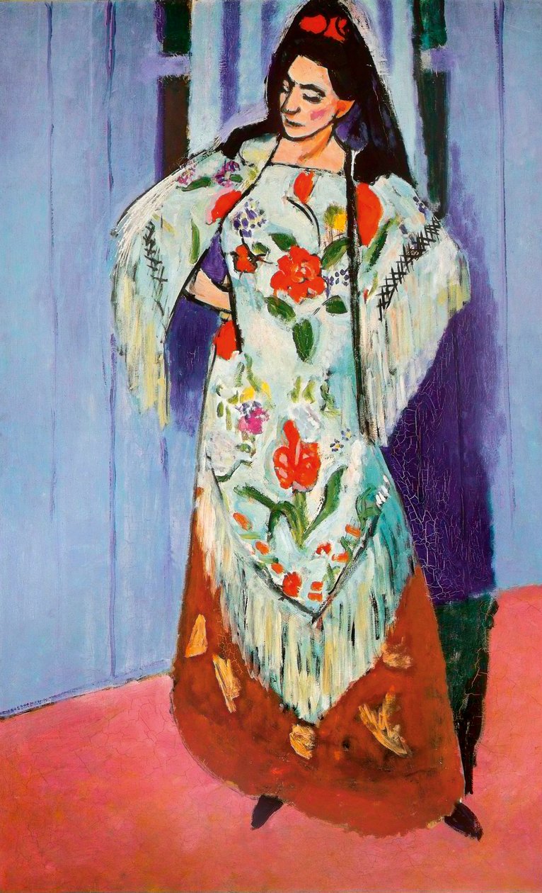 Madame Matisse med manilasjal av Henri Matisse