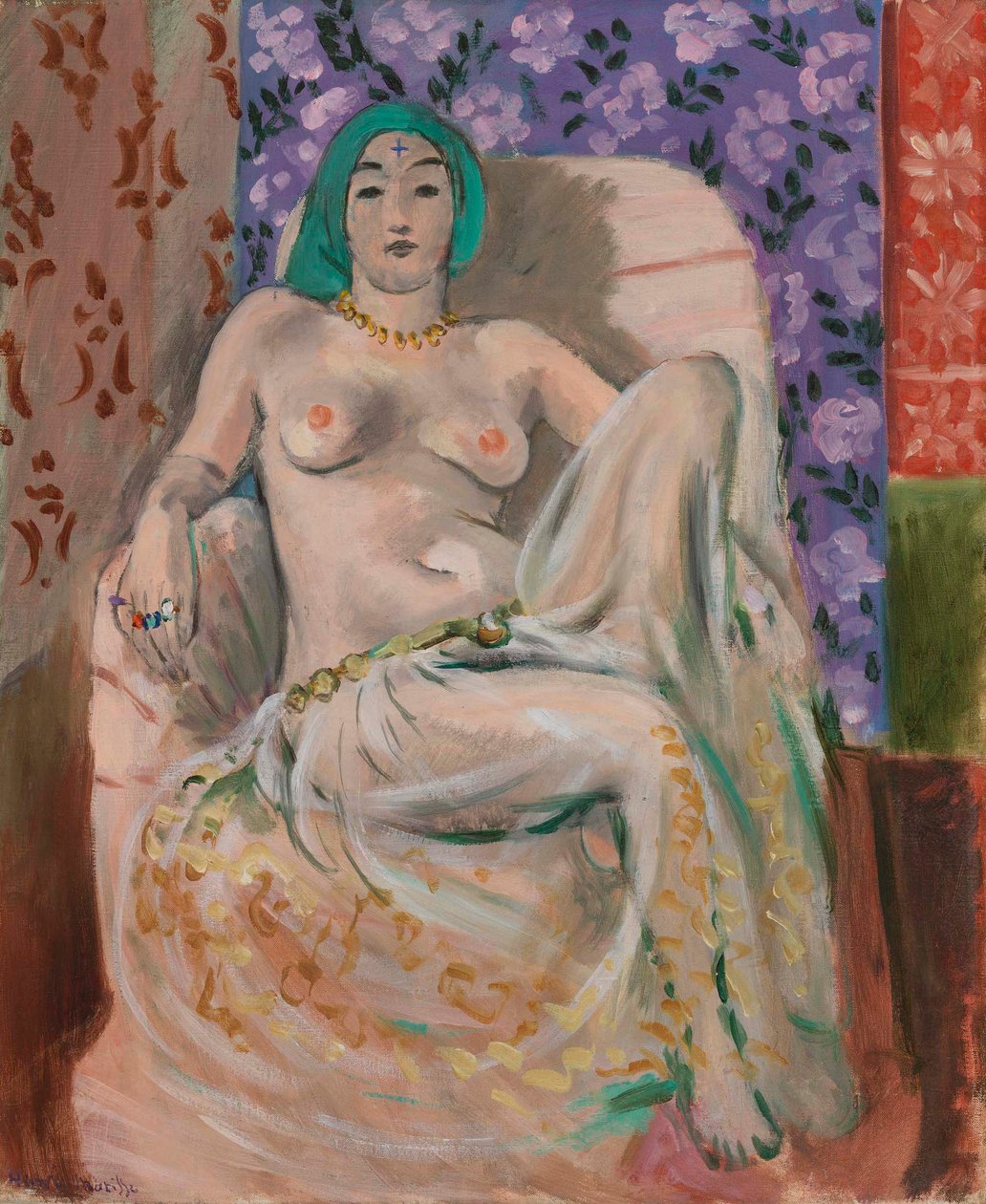 Moorish Woman (Det upphöjda knät) av Henri Matisse