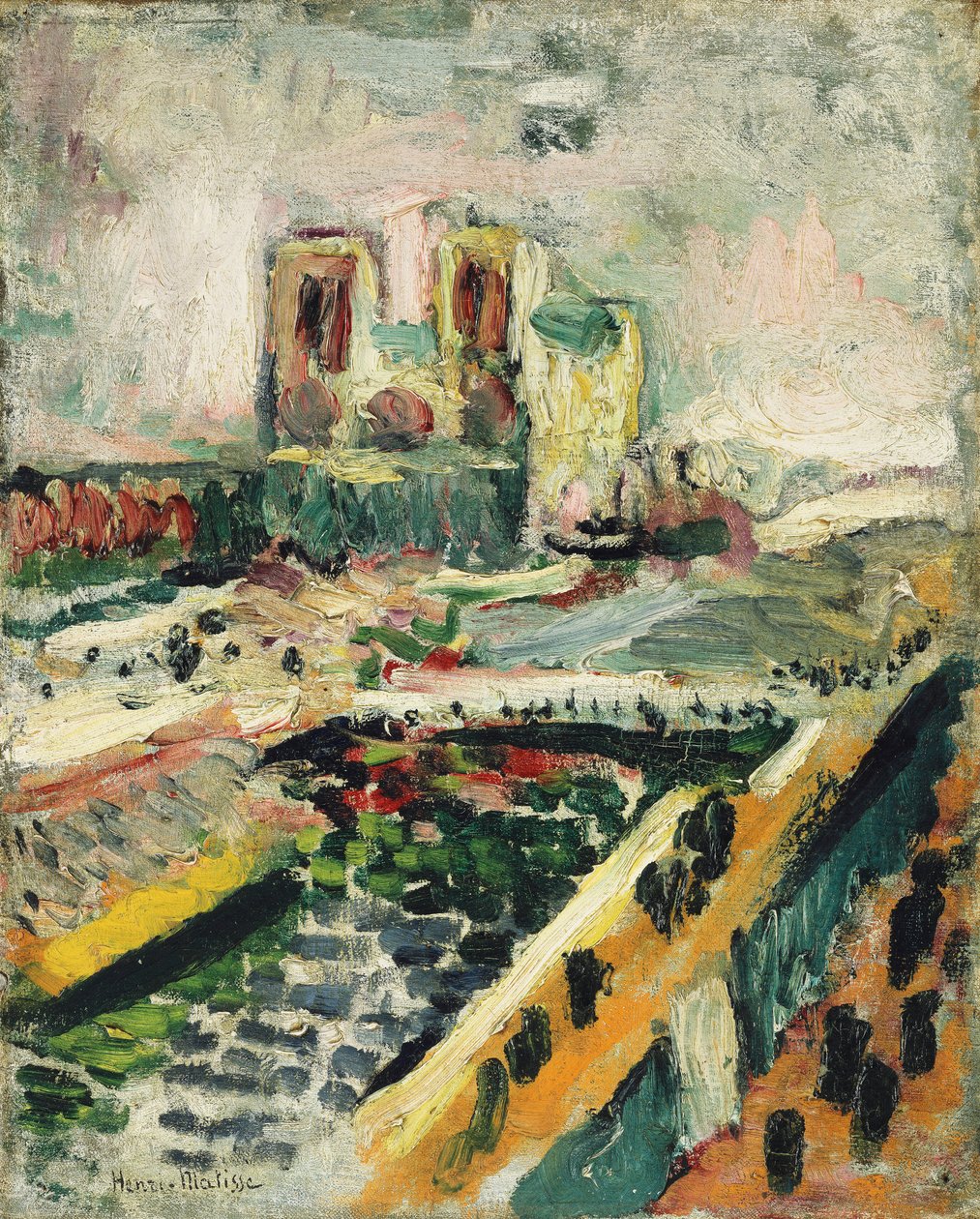 Notre-Dame, ca 1900 (olja på duk) av Henri Matisse