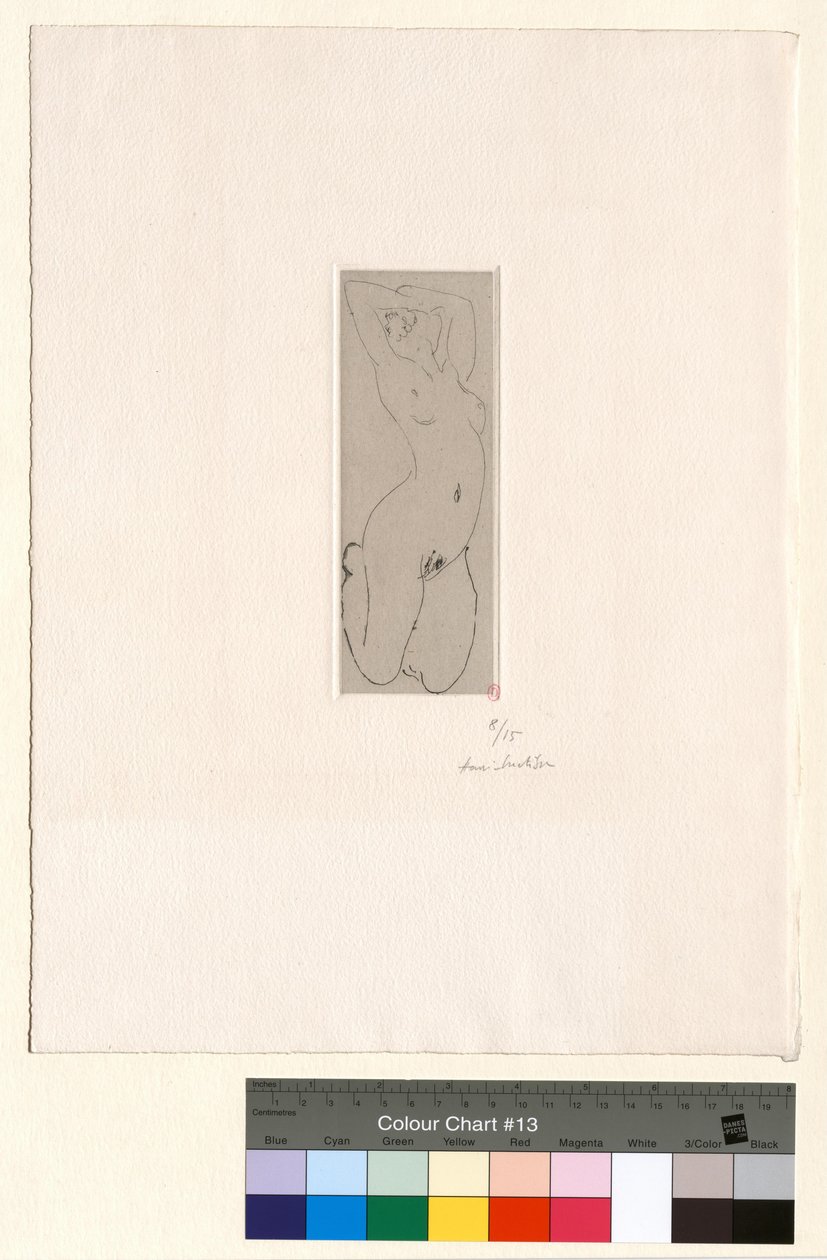Knästående och med ryggen böjd av Henri Matisse