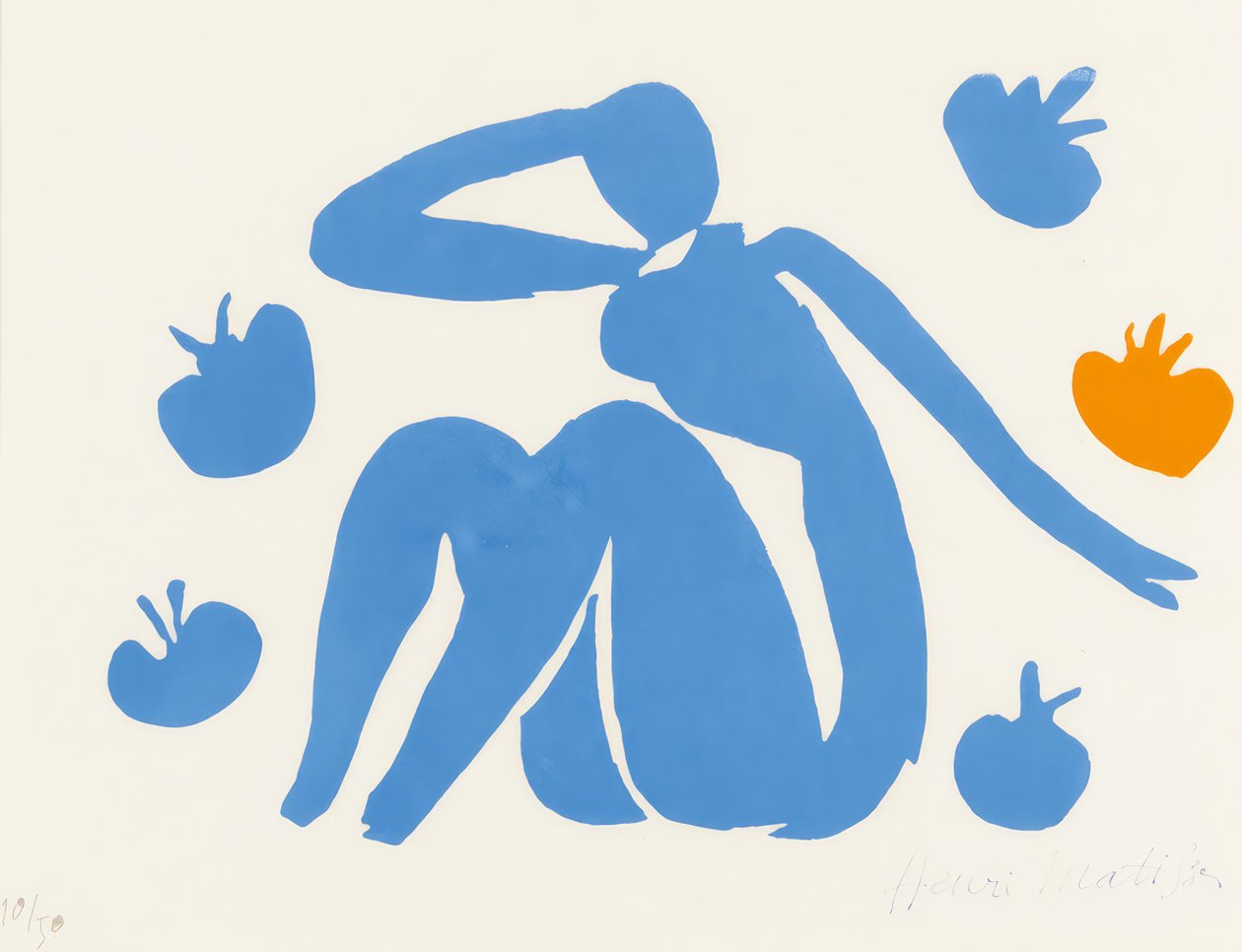 Naken med apelsiner av Henri Matisse