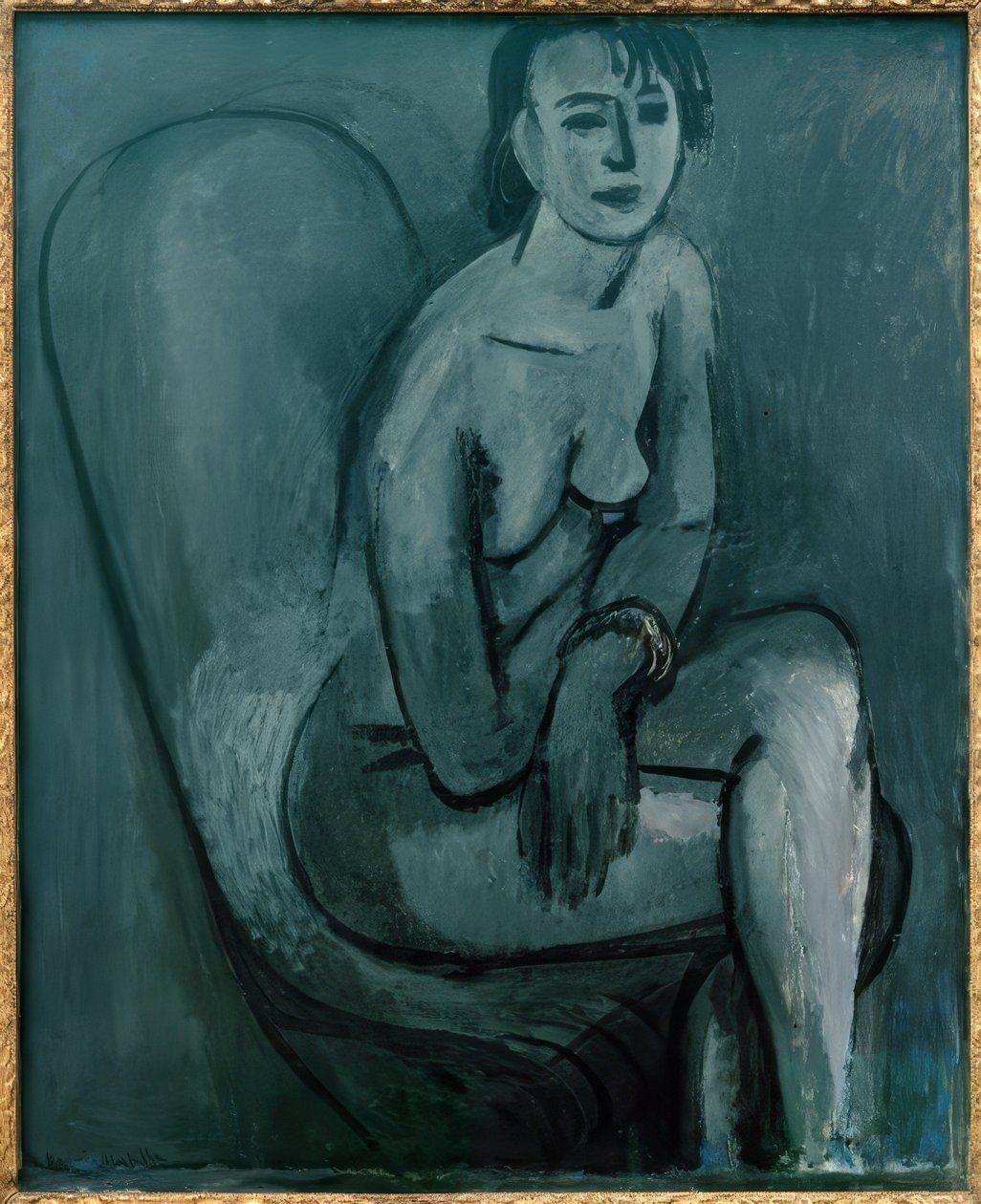 Grå nude med armband av Henri Matisse
