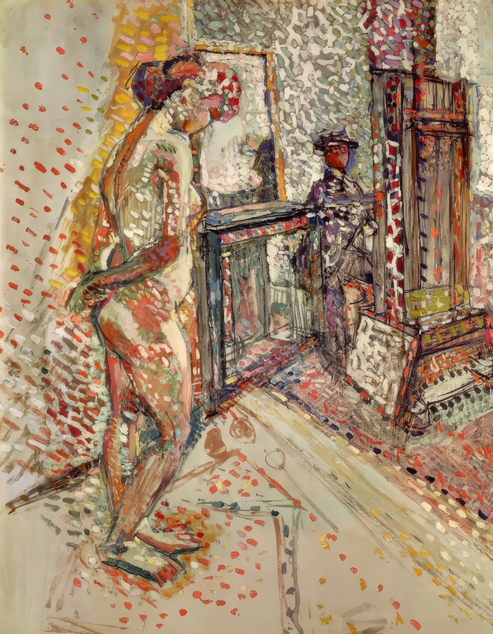 Naken i studion av Henri Matisse