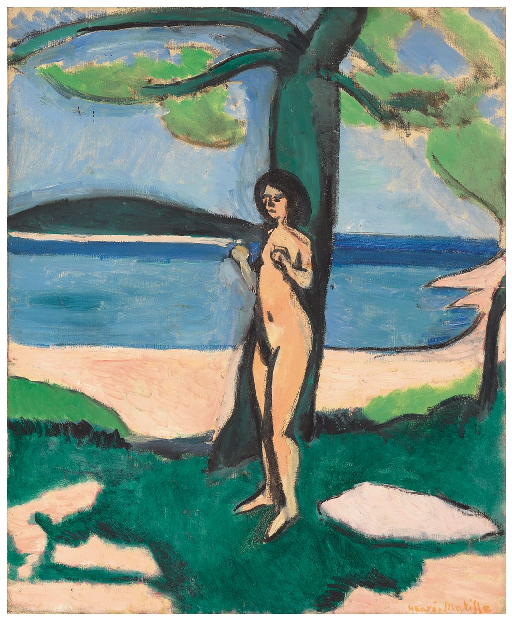 Naken vid havet av Henri Matisse