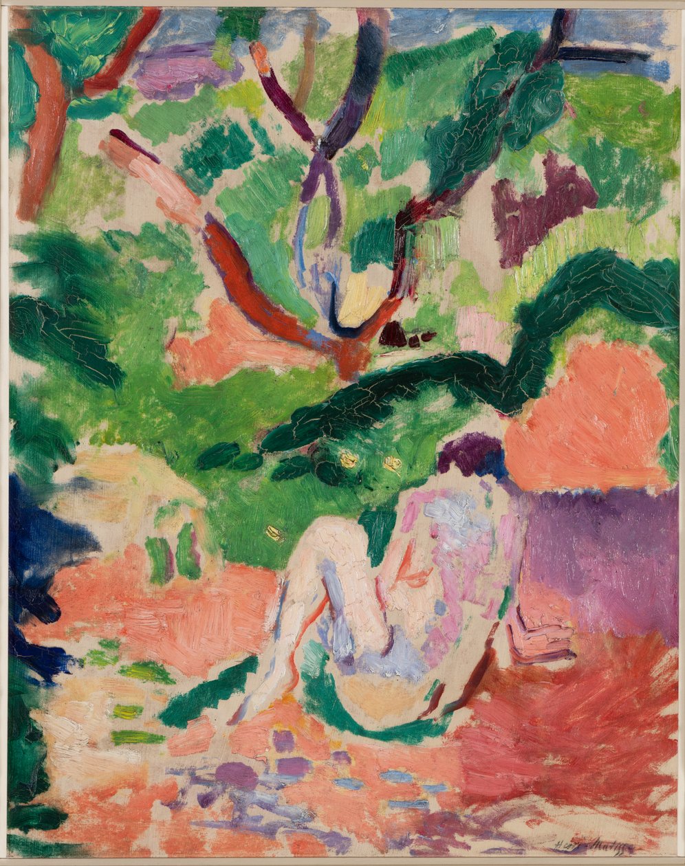 Naken i ett trä av Henri Matisse
