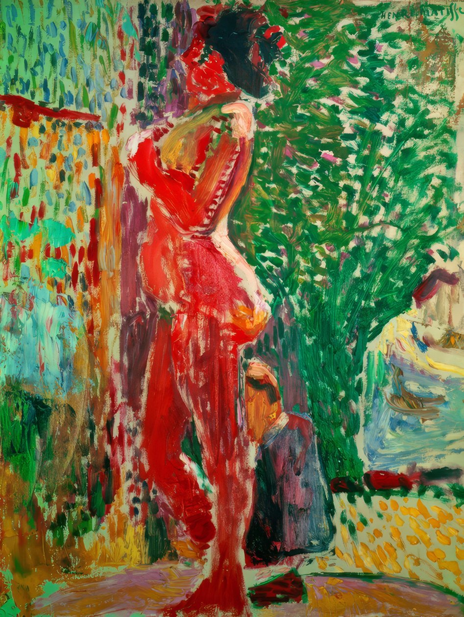 Naken i studion av Henri Matisse