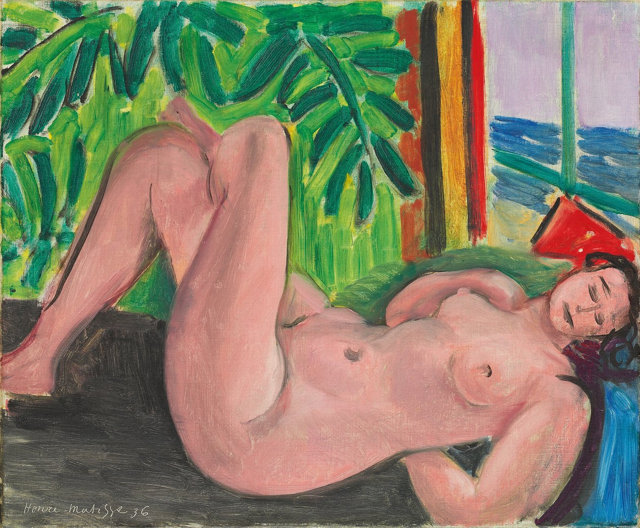 Naken med korsade ben av Henri Matisse