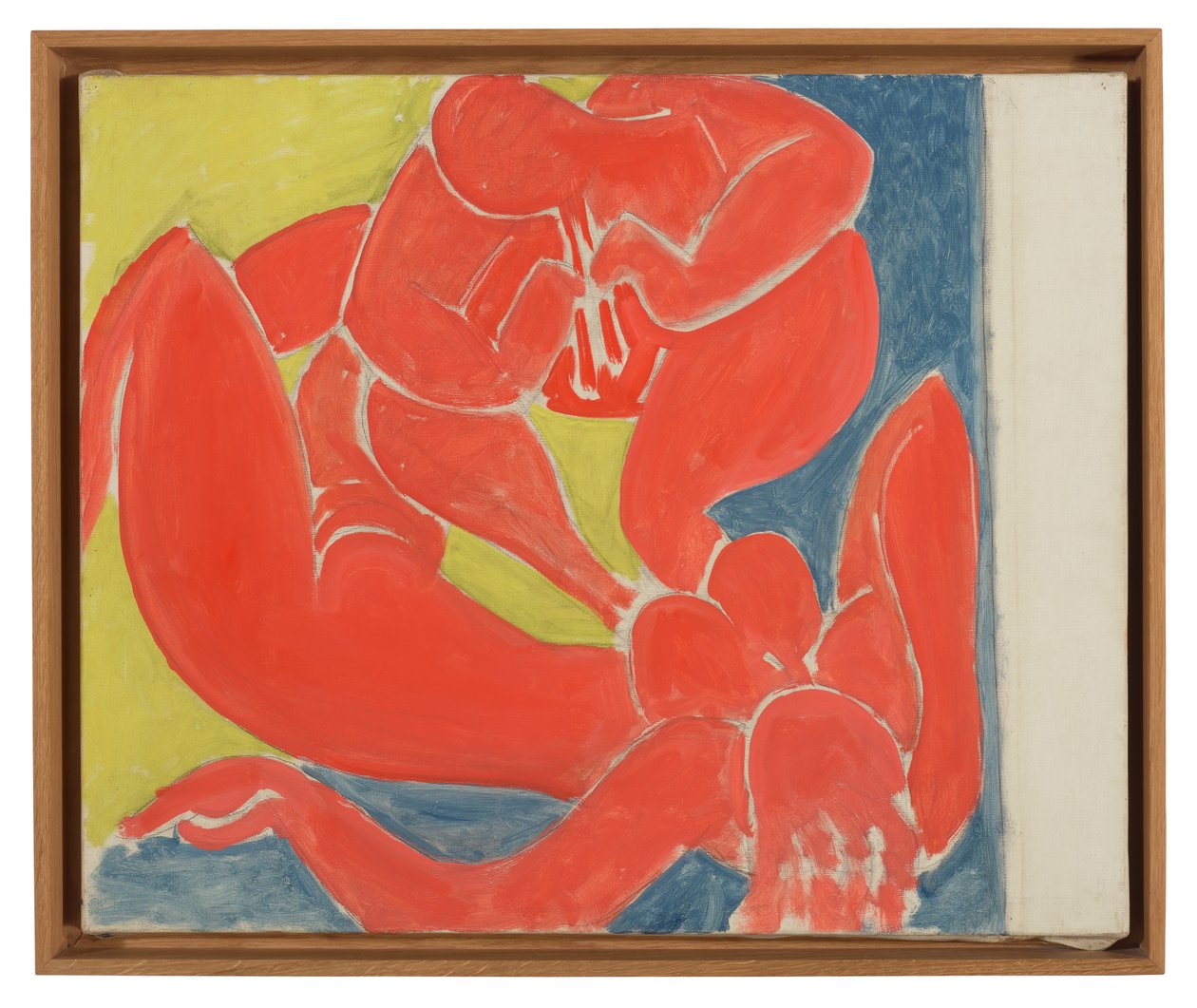 Nymf och röd fauna (inramad) av Henri Matisse