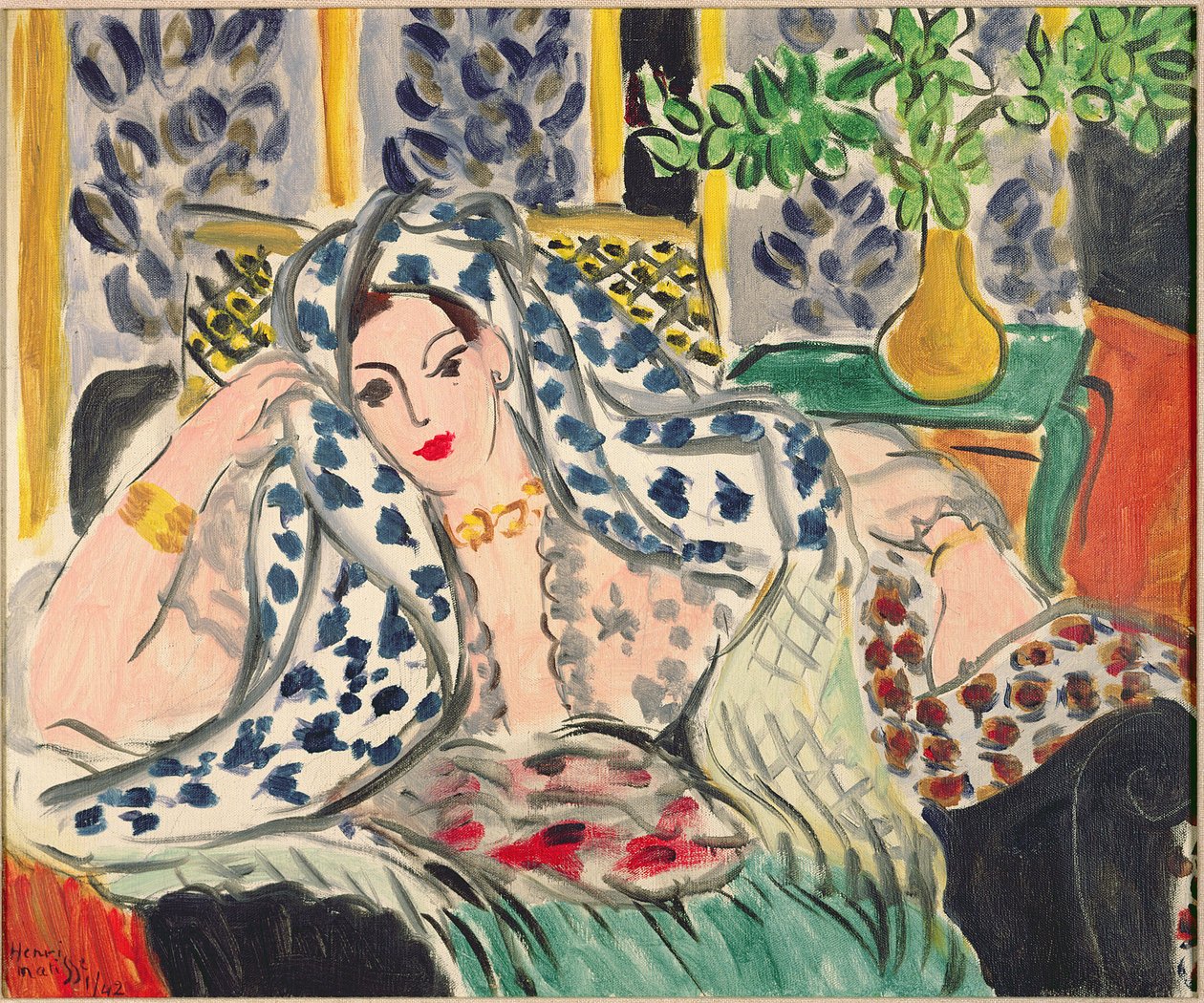 Odalisken vid Fautenuil av Henri Matisse