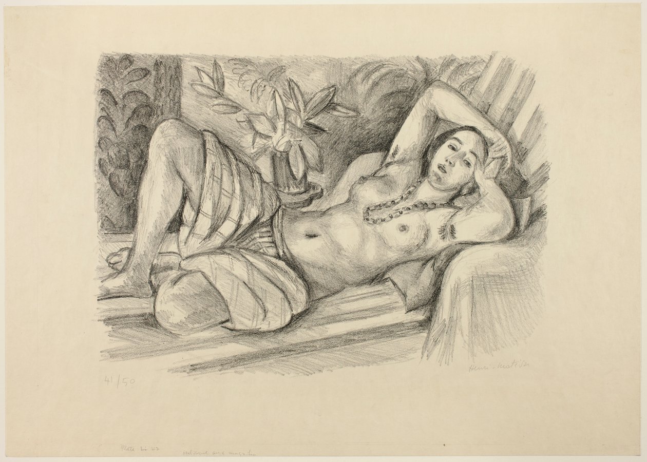 Odaliska med magnolia av Henri Matisse