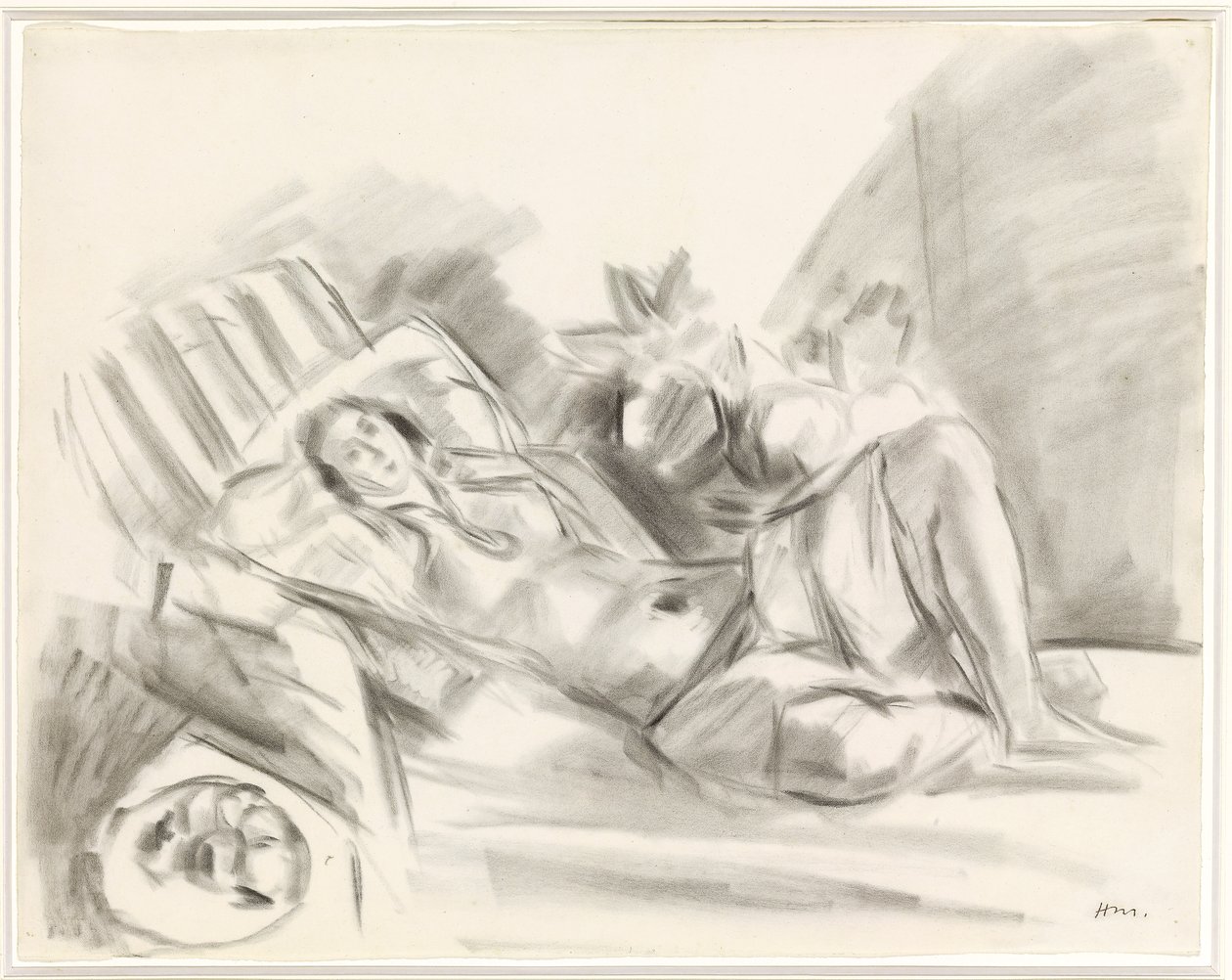 Odalisque med magnolior av Henri Matisse