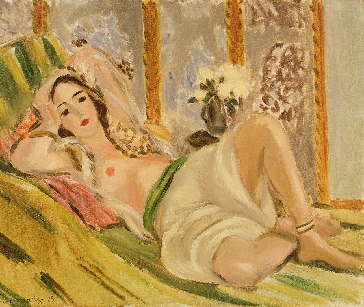 Odalisque med magnolior, ca 1920 (olja på duk) av Henri Matisse