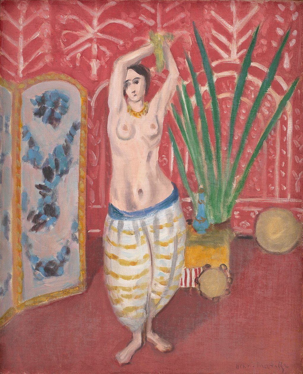 Odaliska med en skärm av Henri Matisse