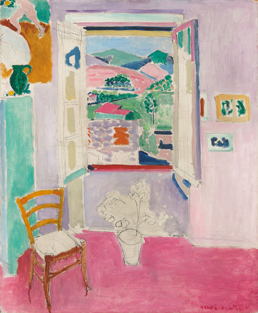 Öppet fönster av Henri Matisse