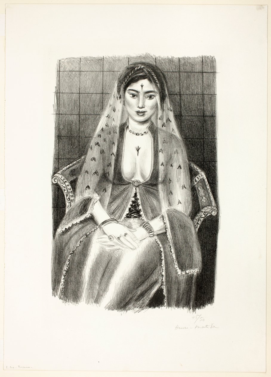 Persisk kvinna av Henri Matisse