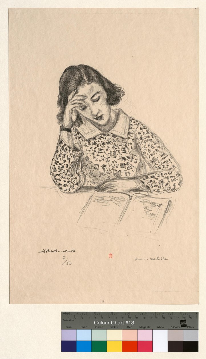 Liten läsare av Henri Matisse