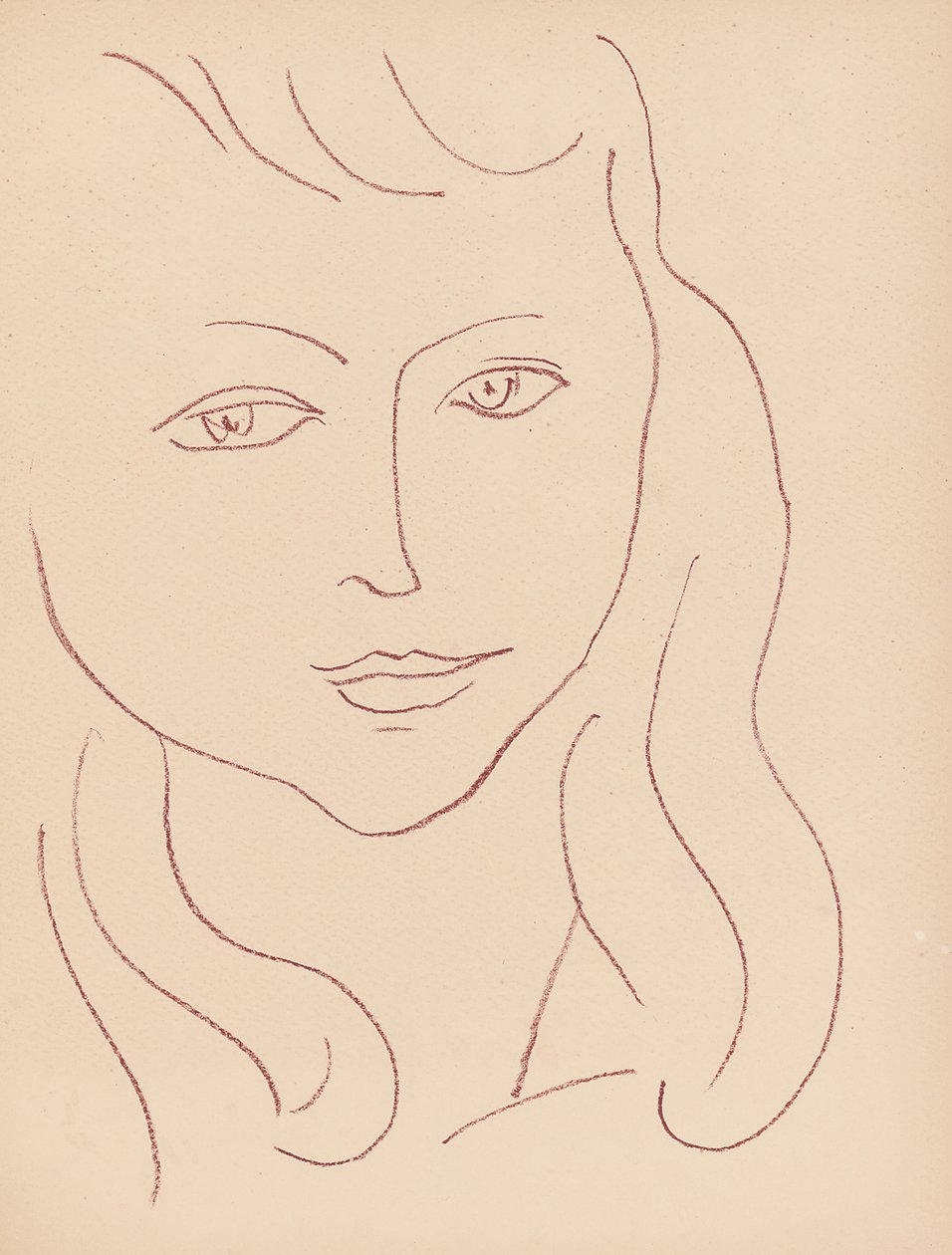 Tallrik från "Visages av Henri Matisse