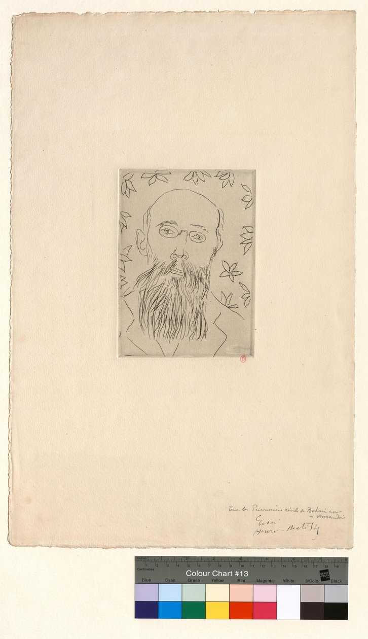 Porträtt av Bourgeat, liknande Vassaux av Henri Matisse
