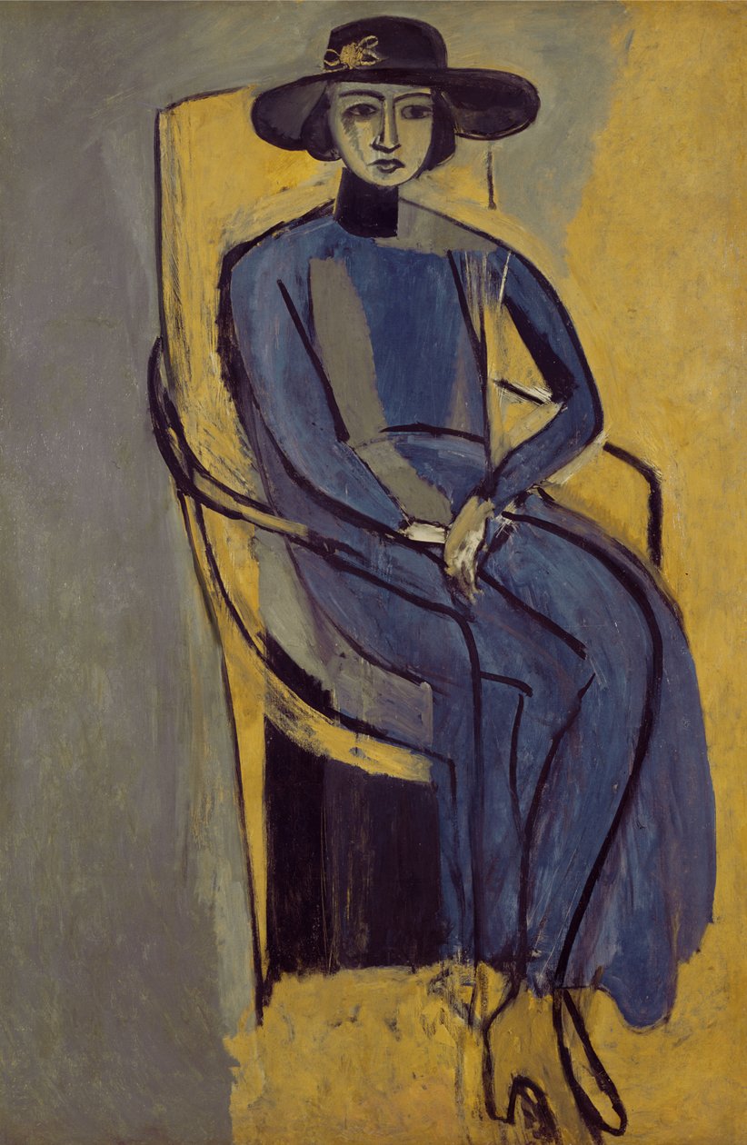 Porträtt av Greta Prozor av Henri Matisse