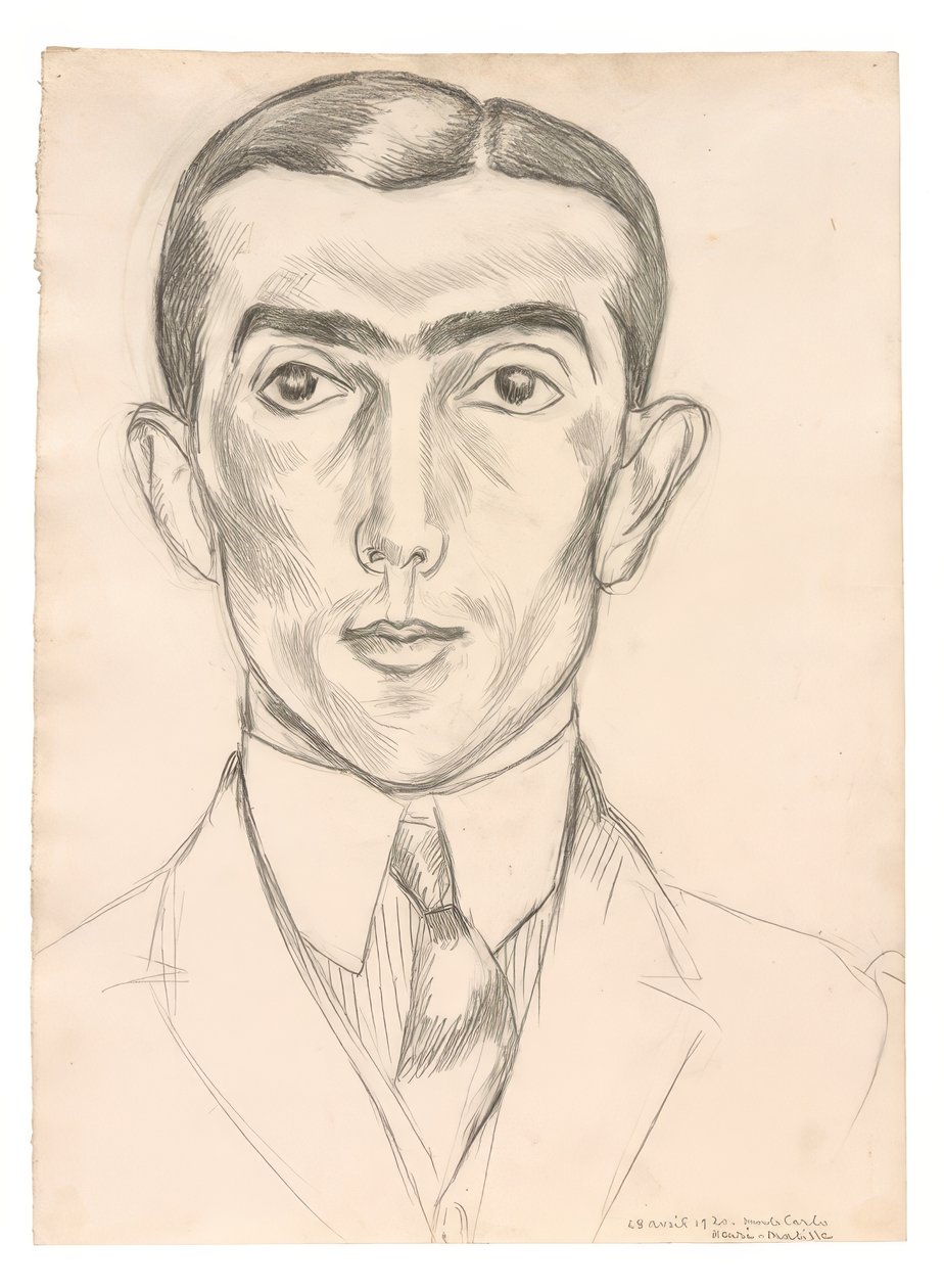 Porträtt av Léonide Massine av Henri Matisse