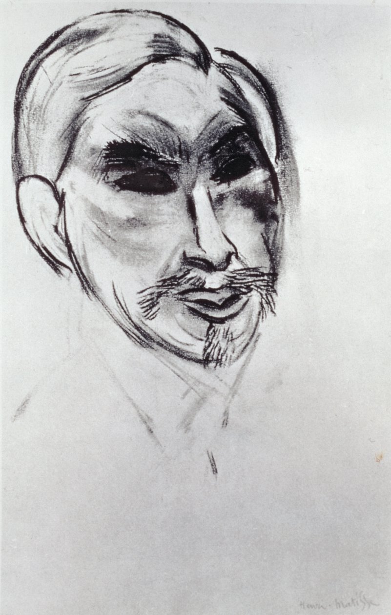 Porträtt av Sergei Shchukin (1854-1936) av Henri Matisse