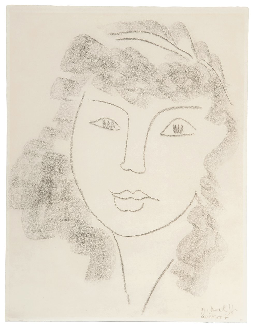 Porträtt av en kvinna; Portrait de Femme av Henri Matisse