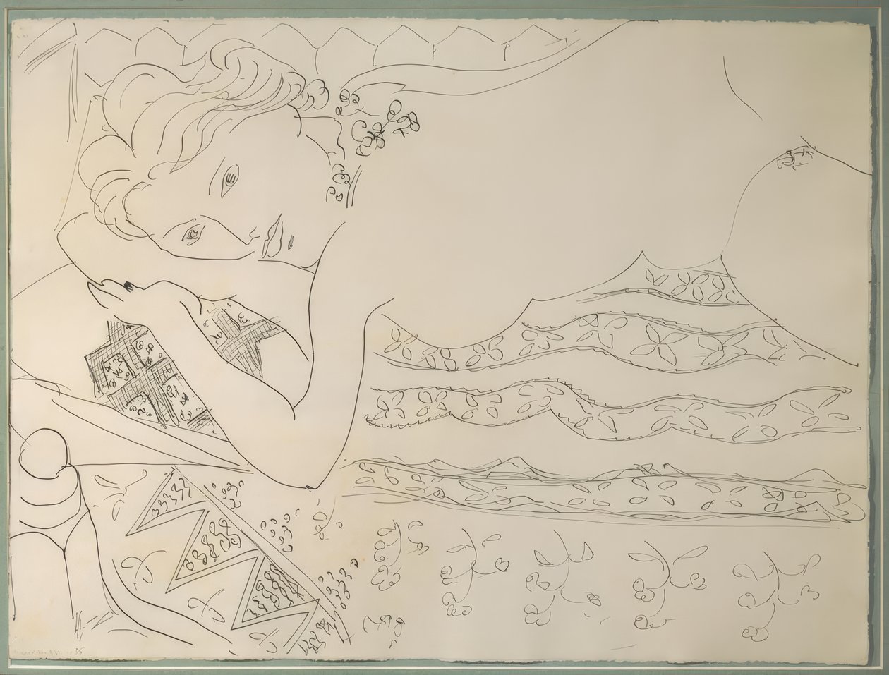 Liggande naken av Henri Matisse