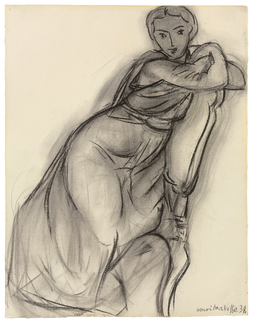 Sittande kvinna av Henri Matisse