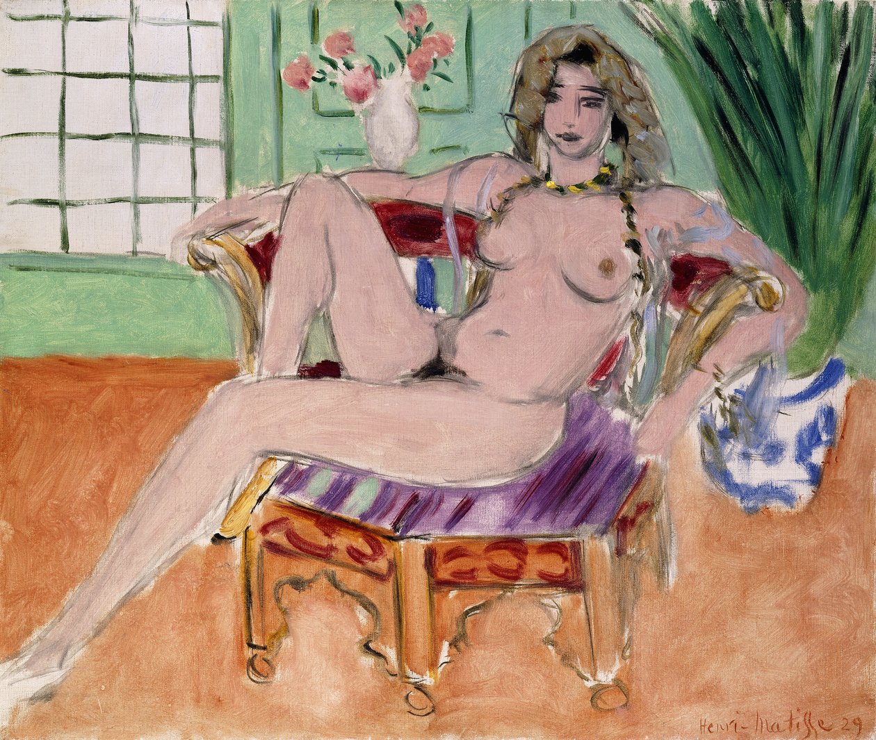 Sittande odalisque av Henri Matisse
